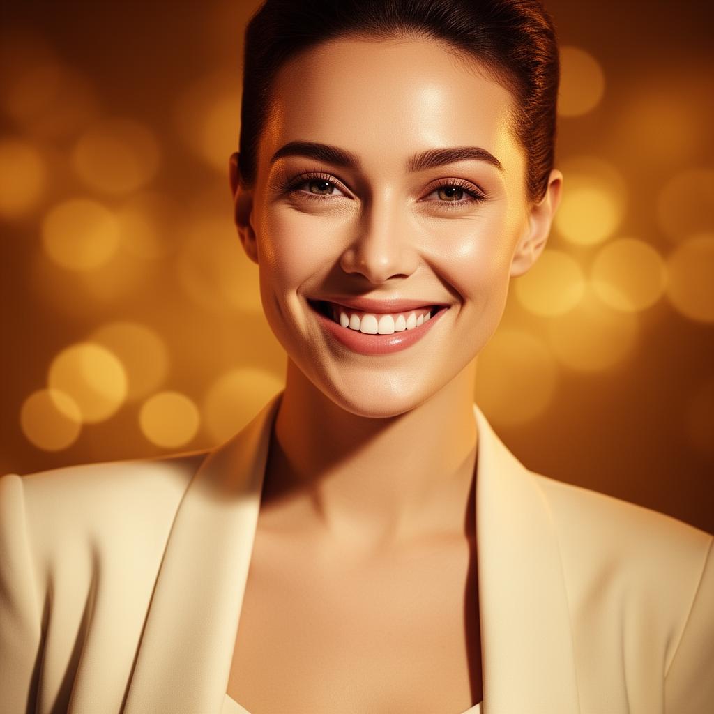Woman smiling confidently with porcelain veneers from a Beverly Hills cosmetic dentist
